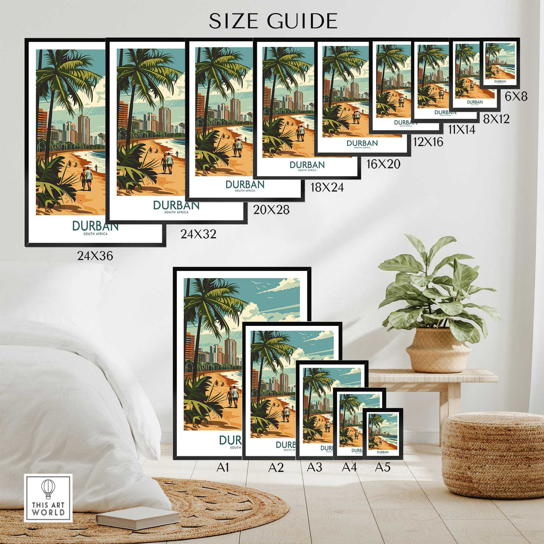 Durban Travel Poster-This Art World
