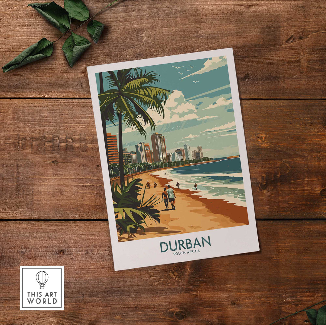 Durban Travel Poster-This Art World
