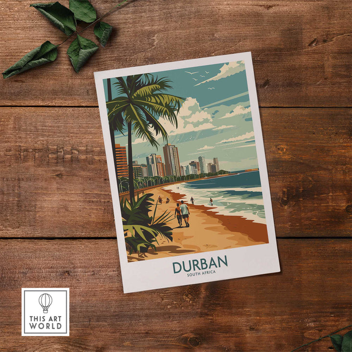 Durban Travel Poster-This Art World