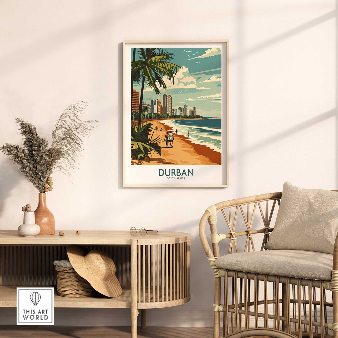 Durban Travel Poster-This Art World