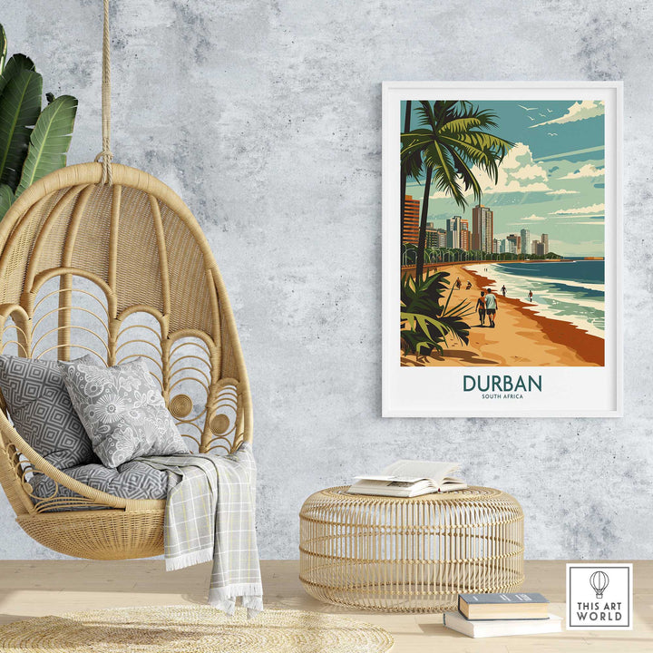Durban Travel Poster-This Art World