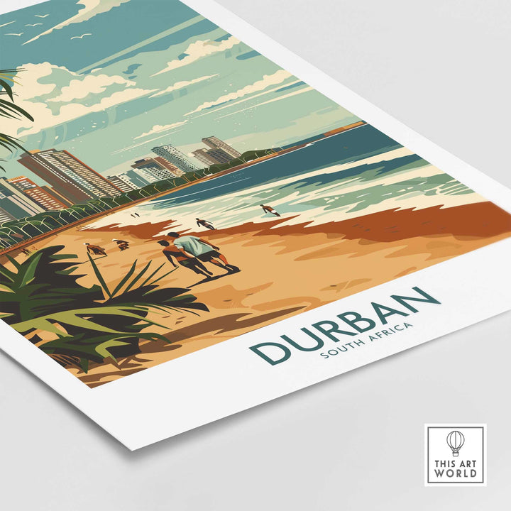 Durban Travel Poster-This Art World