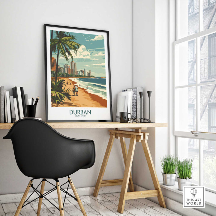 Durban Travel Poster-This Art World