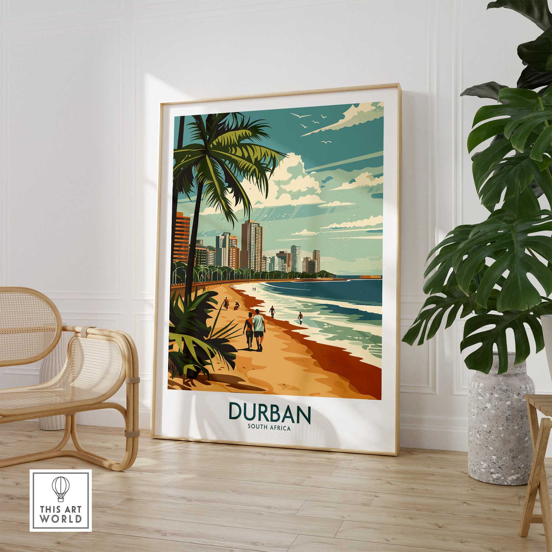 Durban Travel Poster-This Art World