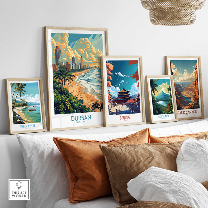 Durban Travel Print South Africa-This Art World