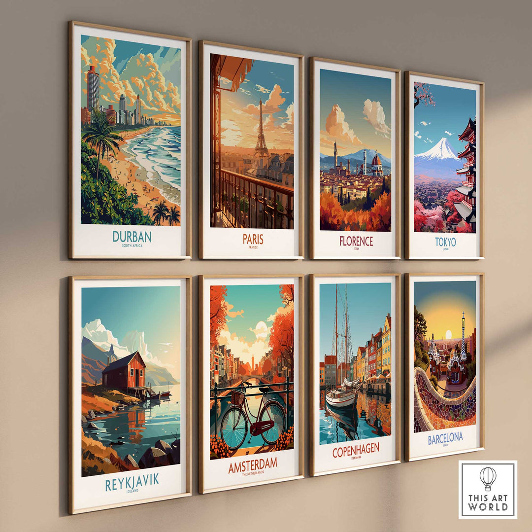 Durban Travel Print South Africa-This Art World