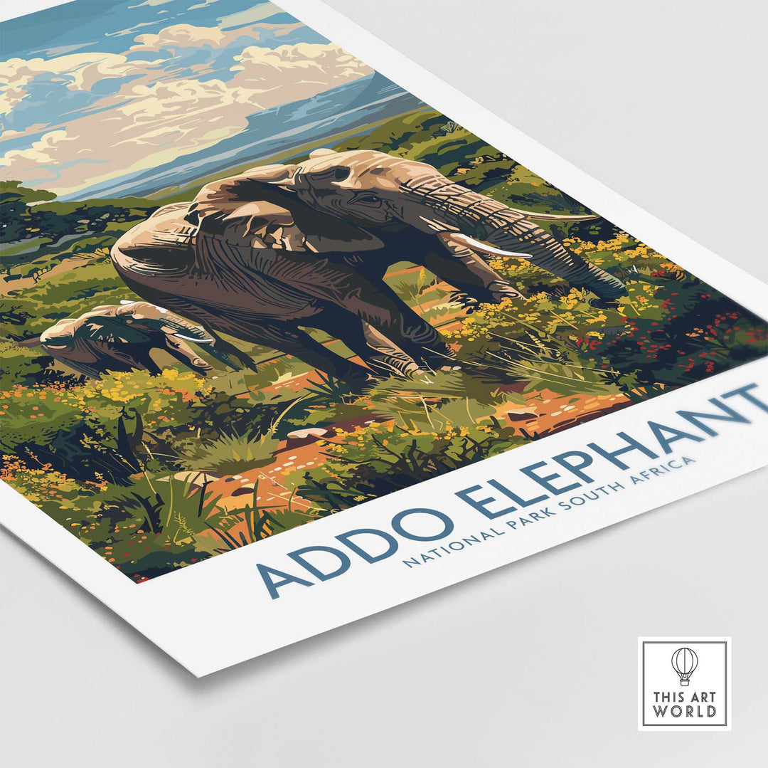 Elephant Print - Addo National Park-This Art World