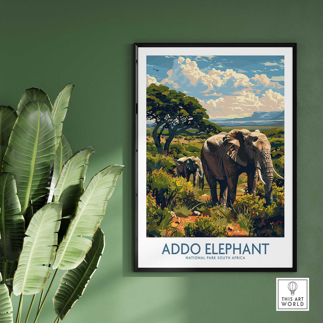 Elephant Print - Addo National Park-This Art World