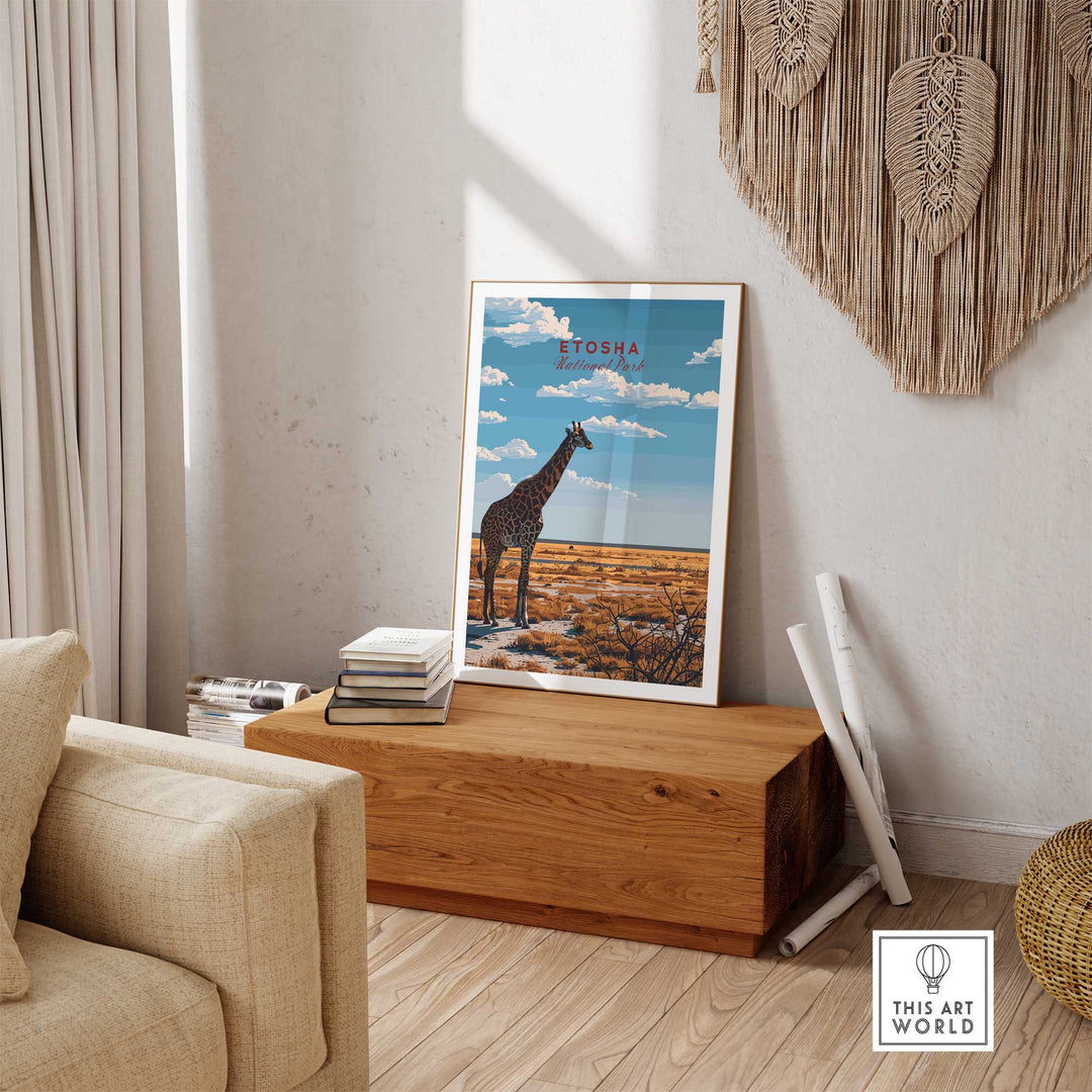 Etosha Poster Namibia-This Art World
