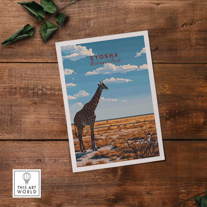Etosha Poster Namibia-This Art World