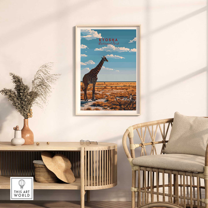 Etosha Poster Namibia-This Art World