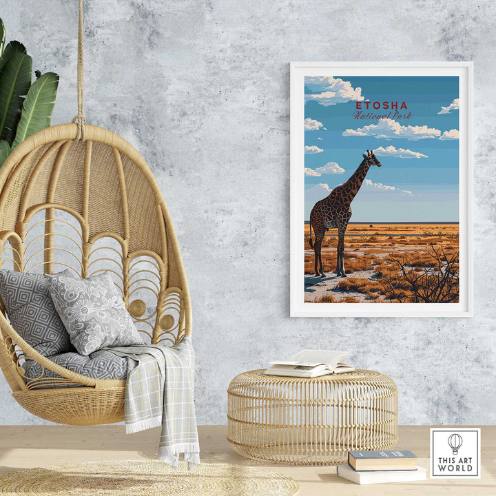 Etosha Poster Namibia-This Art World