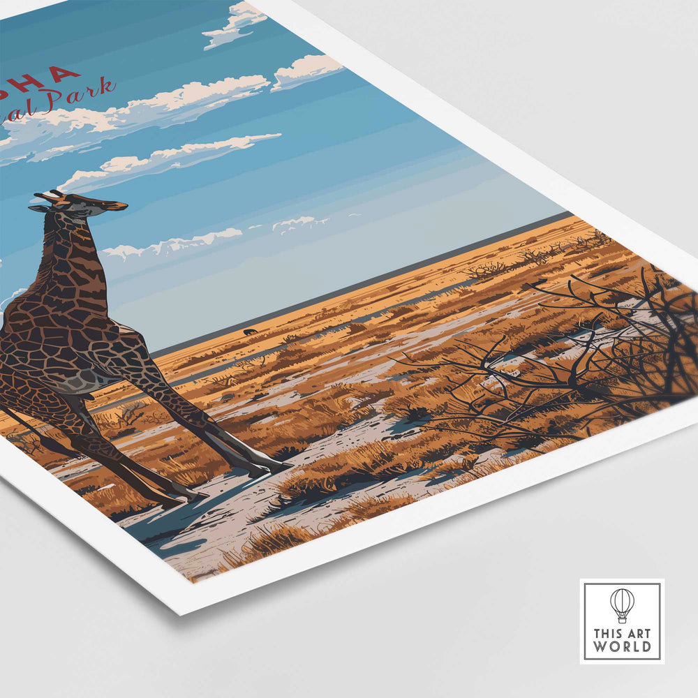 Etosha Poster Namibia-This Art World