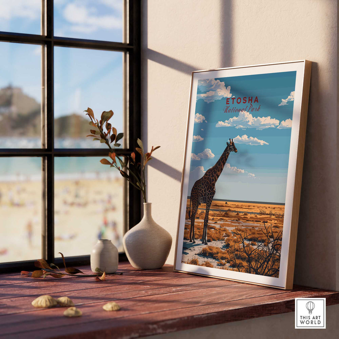 Etosha Poster Namibia-This Art World
