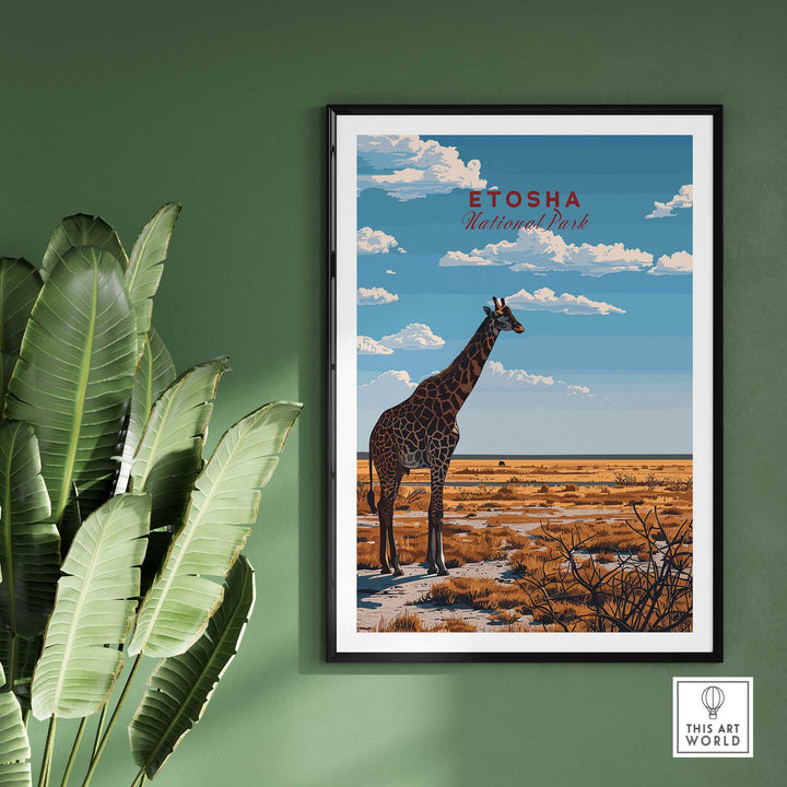 Etosha Poster Namibia-This Art World