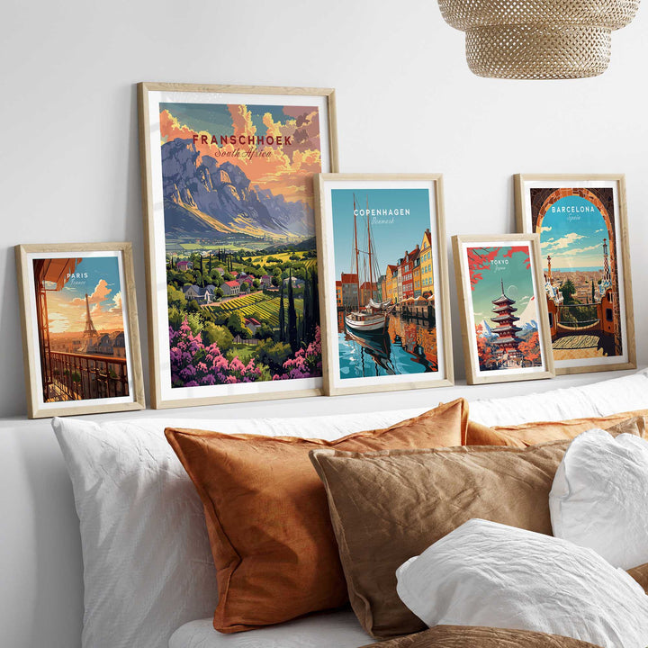 Franschhoek South Africa Poster-This Art World