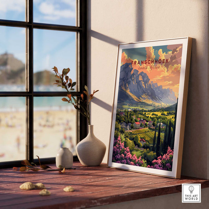 Franschhoek South Africa Poster-This Art World