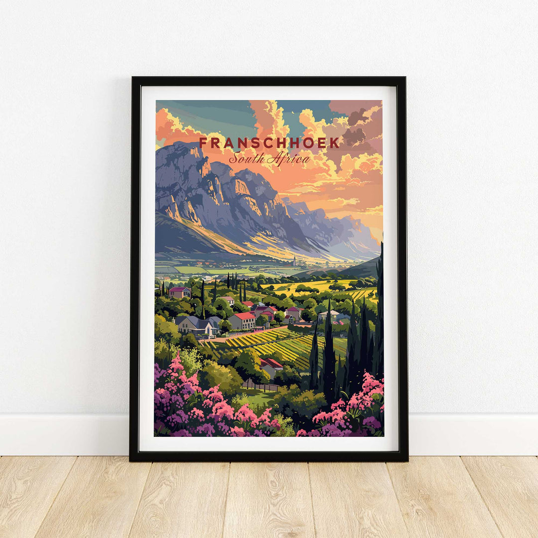 Franschhoek South Africa Poster-This Art World