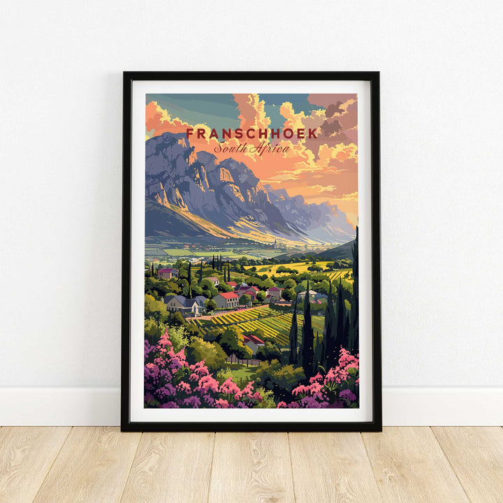 Franschhoek South Africa Poster-This Art World