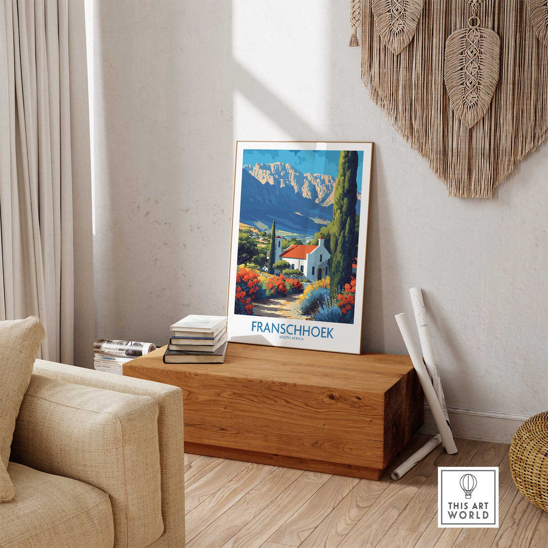Franschhoek Wall Art Print-This Art World