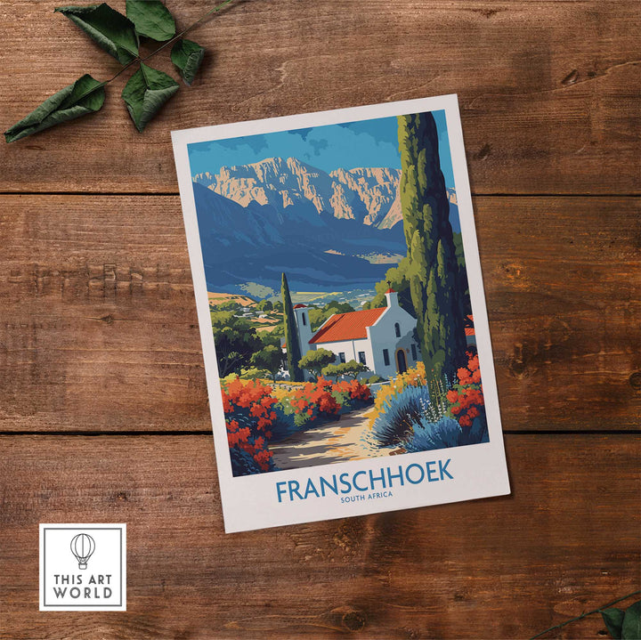 Franschhoek Wall Art Print-This Art World