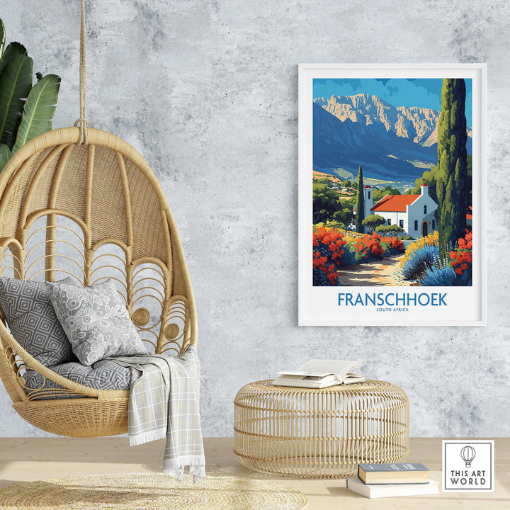 Franschhoek Wall Art Print-This Art World