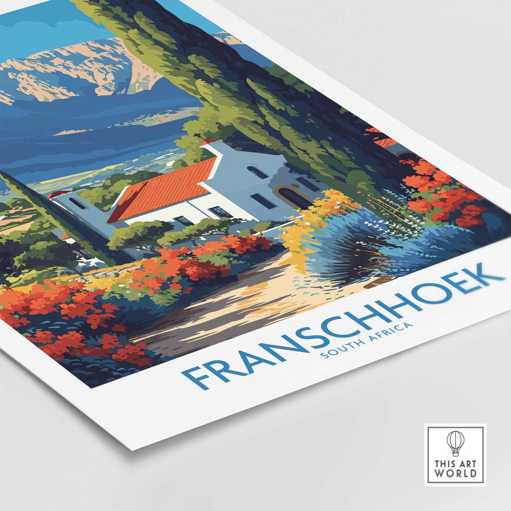 Franschhoek Wall Art Print-This Art World