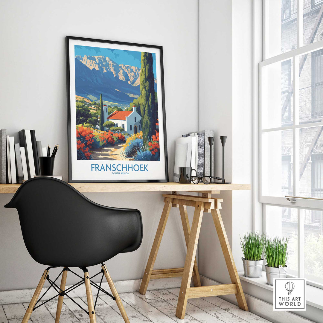 Franschhoek Wall Art Print-This Art World
