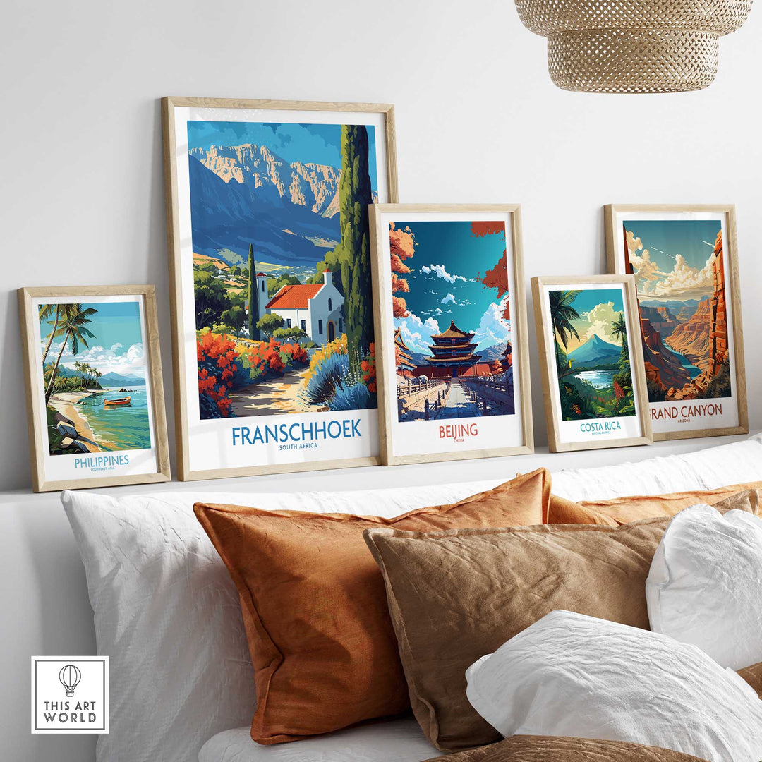 Franschhoek Wall Art Print-This Art World