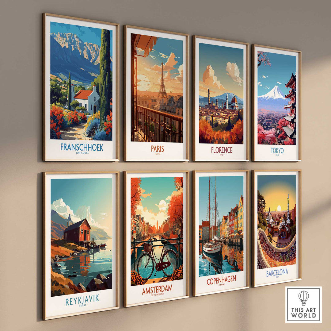 Franschhoek Wall Art Print-This Art World
