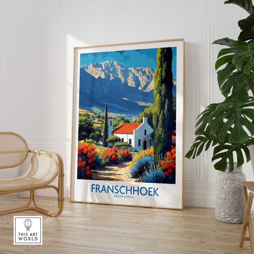 Franschhoek Wall Art Print-This Art World