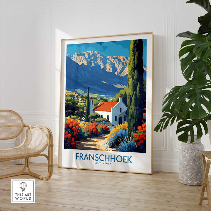Franschhoek Wall Art Print-This Art World