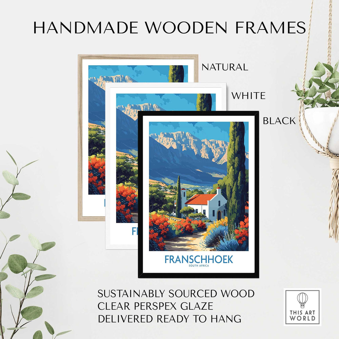 Franschhoek Wall Art Print-This Art World