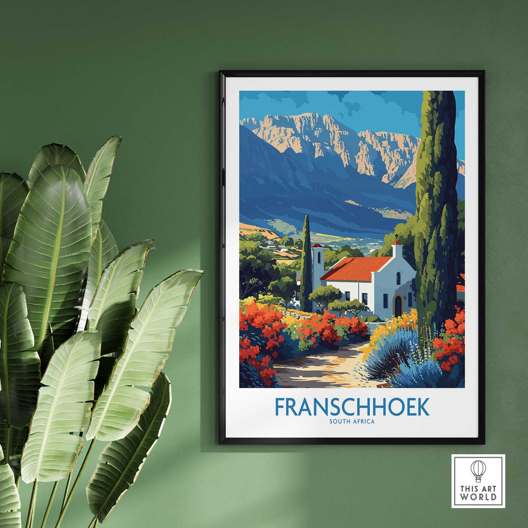 Franschhoek Wall Art Print-This Art World