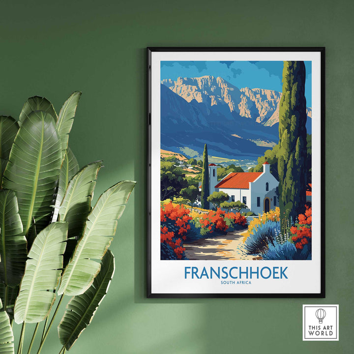 Franschhoek Wall Art Print-This Art World
