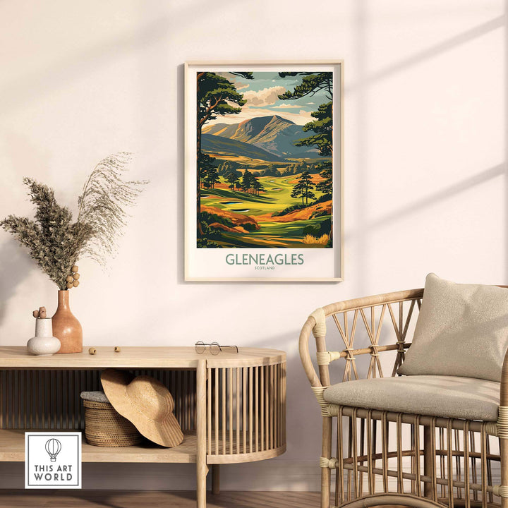Gleneagles Scotland Wall Art part of our best collection or travel posters and prints - ThisArtWorld