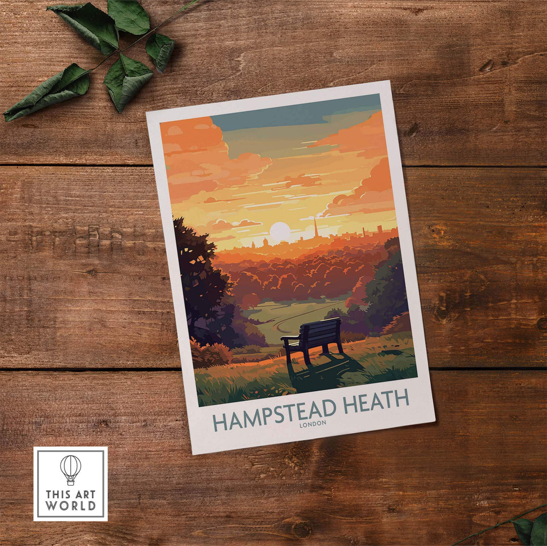 Hampstead Heath Poster view our best collection or travel posters and prints - ThisArtWorld