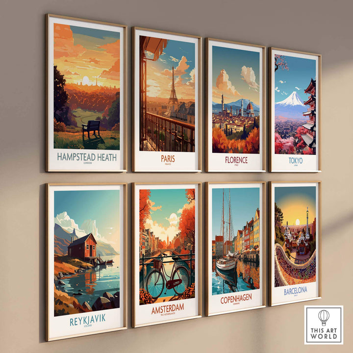 Hampstead Heath Poster view our best collection or travel posters and prints - ThisArtWorld