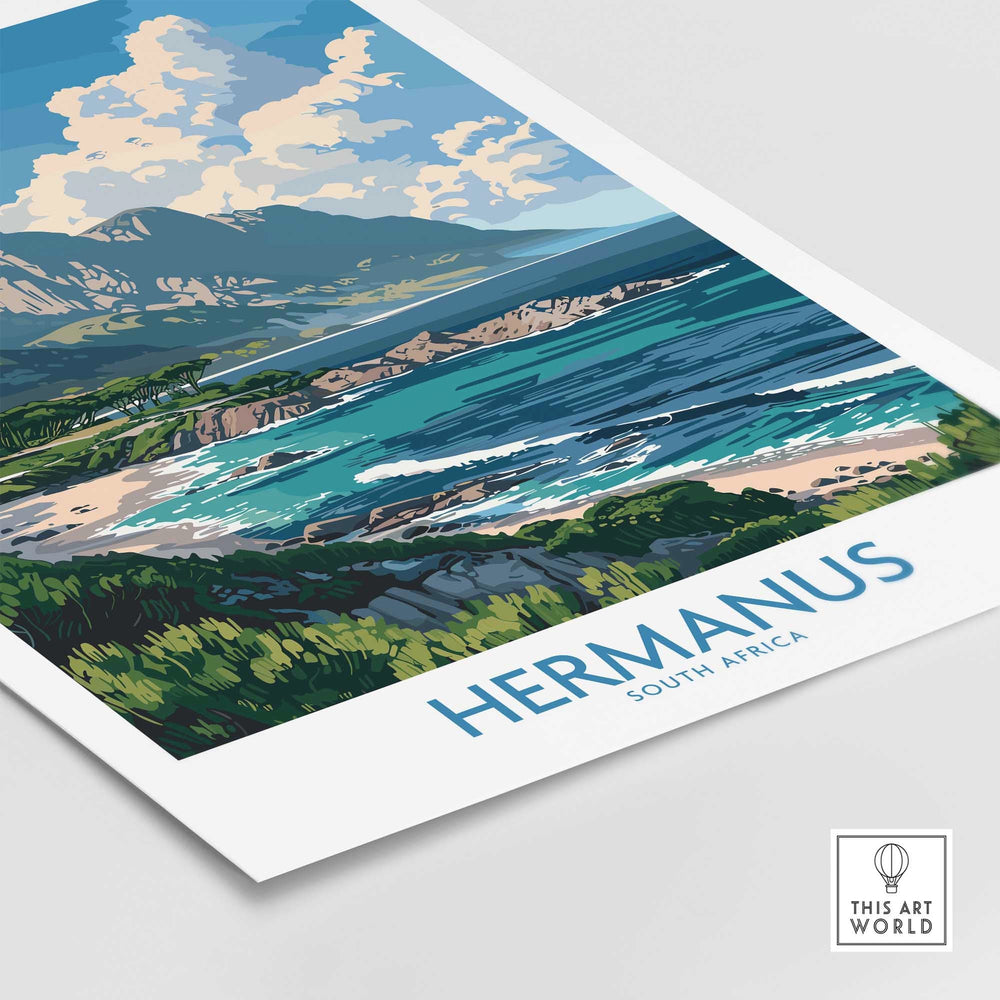 Hermanus South Africa Travel Poster-This Art World