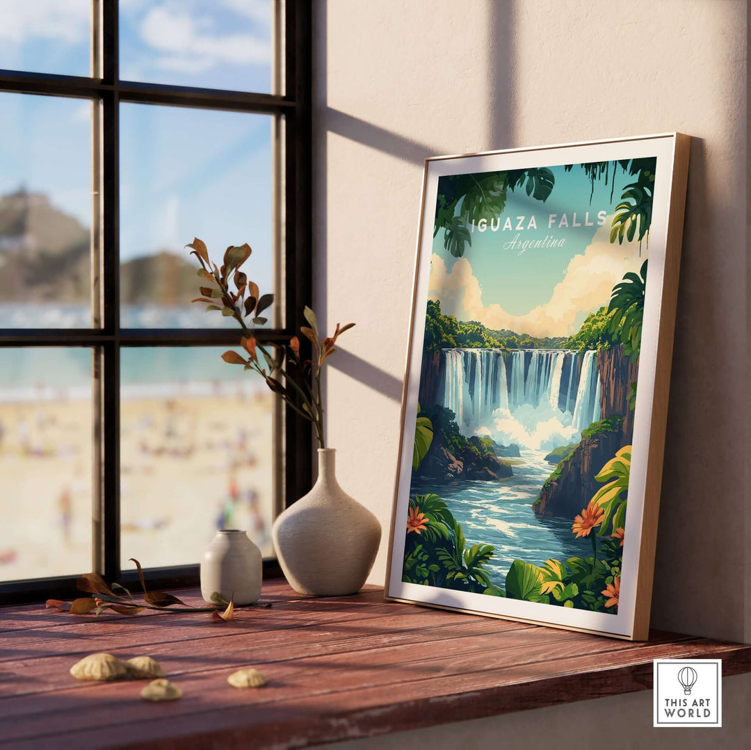 Iguazu Falls Print Argentina