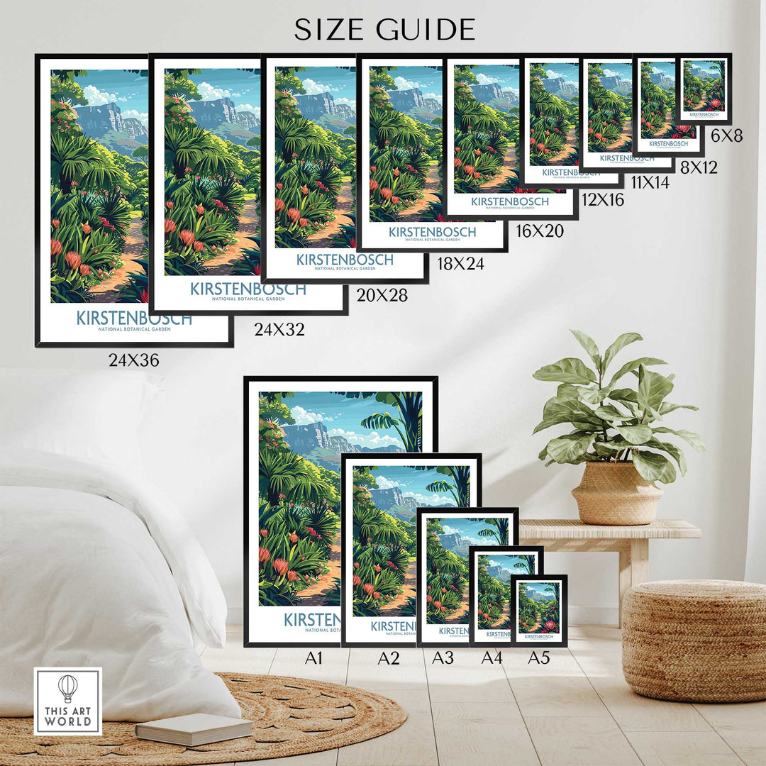 Kirstenbosch Art Print-This Art World