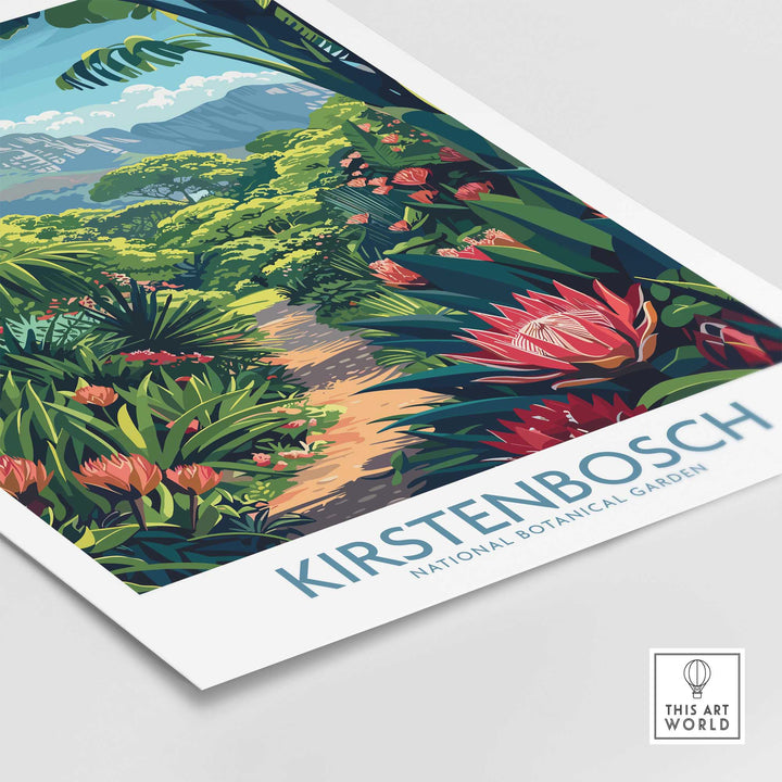 Kirstenbosch Art Print-This Art World