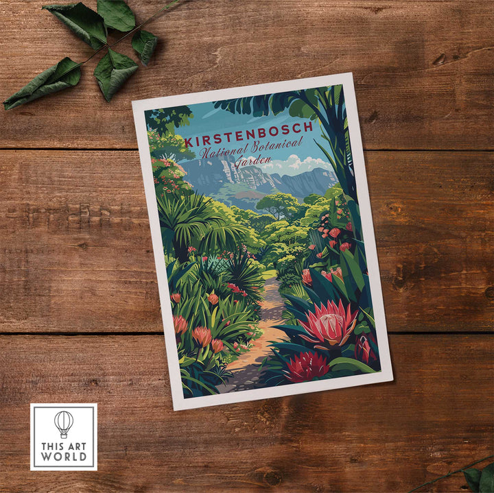 Kirstenbosch Poster Botanical Gardens-This Art World