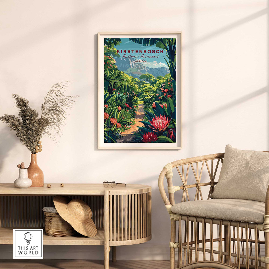 Kirstenbosch Poster Botanical Gardens-This Art World