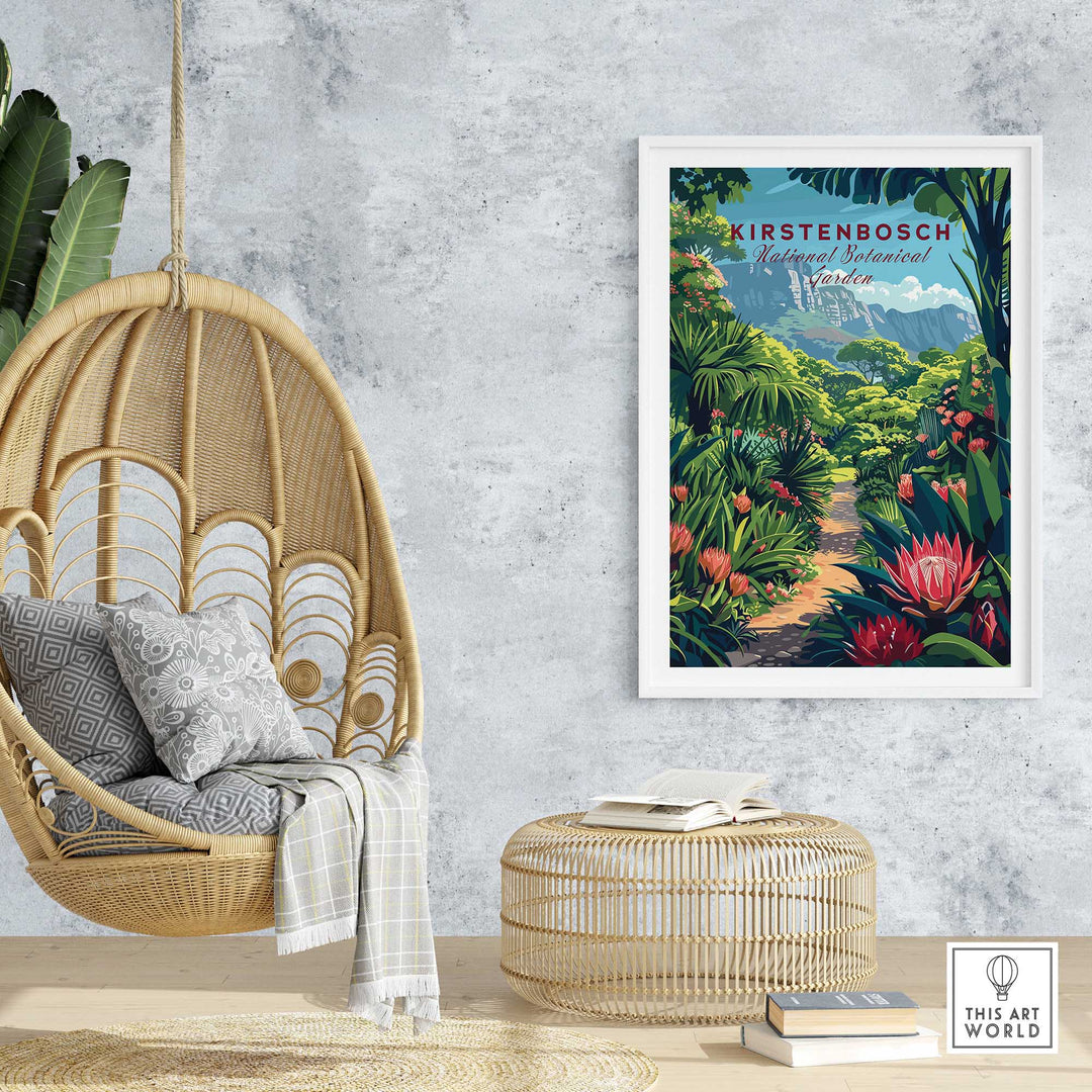 Kirstenbosch Poster Botanical Gardens-This Art World