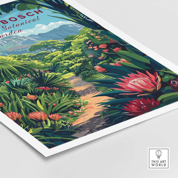 Kirstenbosch Poster Botanical Gardens-This Art World