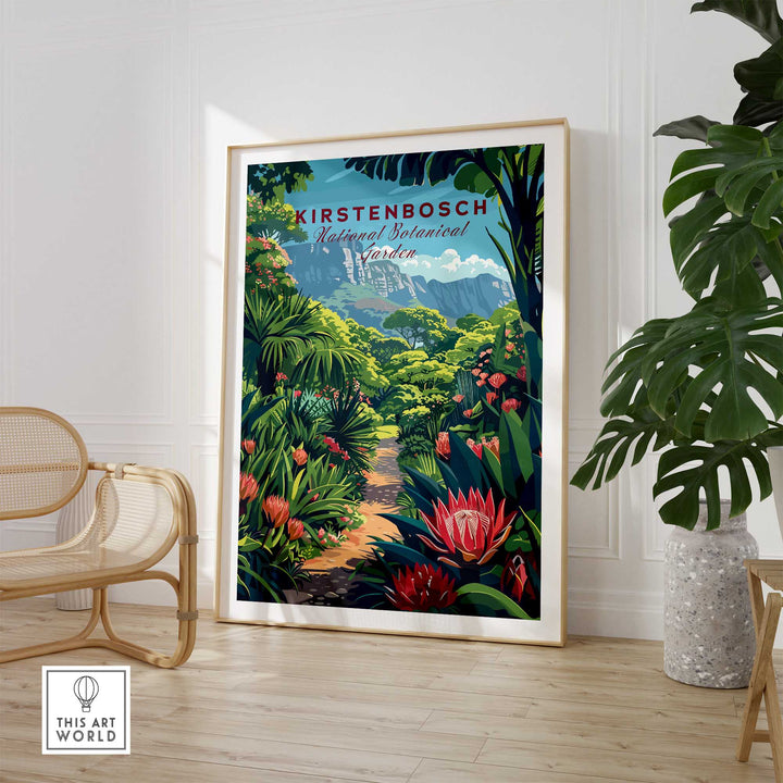 Kirstenbosch Poster Botanical Gardens-This Art World