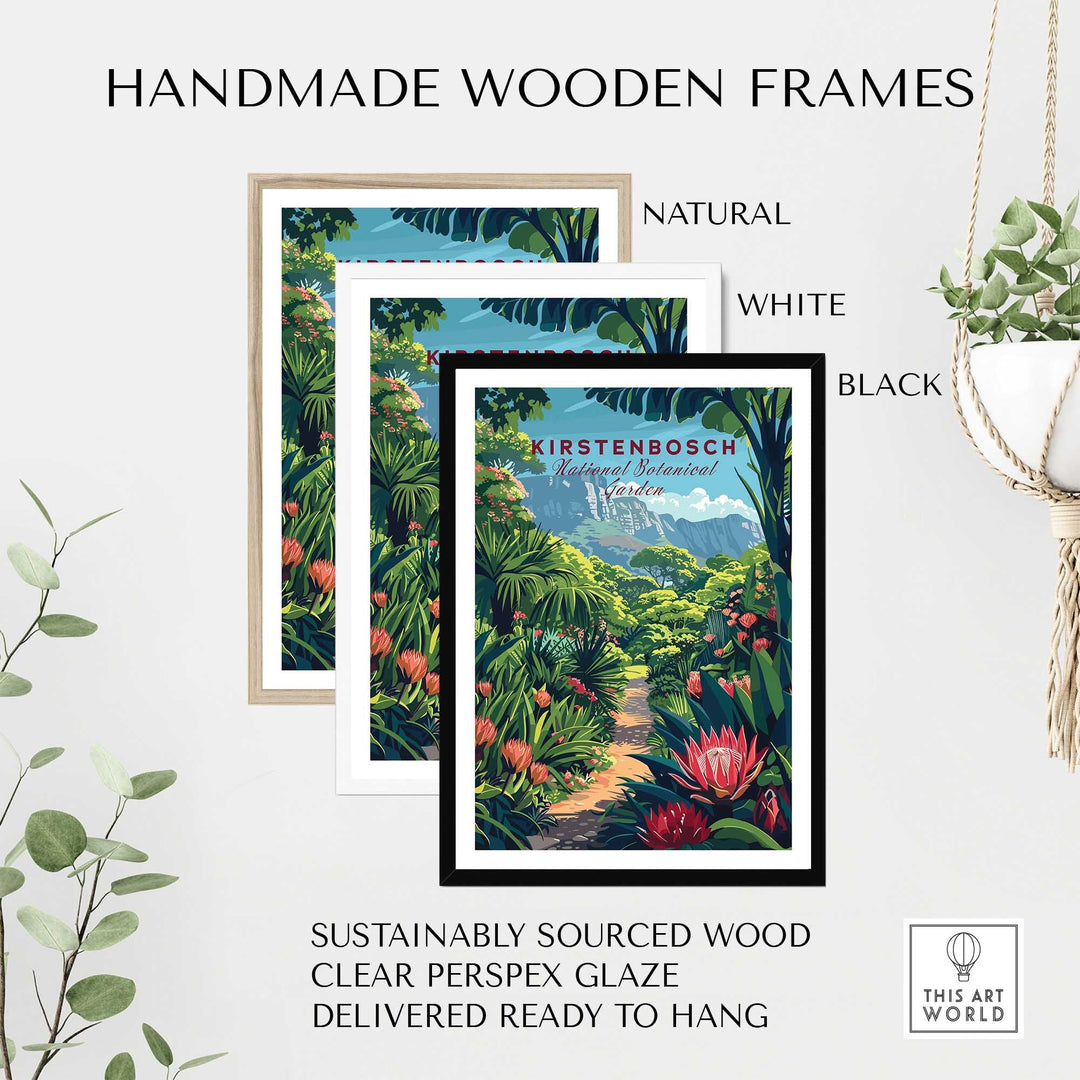 Kirstenbosch Poster Botanical Gardens-This Art World