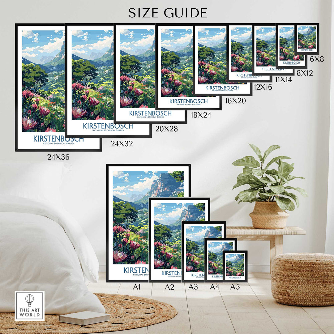 Kirstenbosch Travel Poster-This Art World
