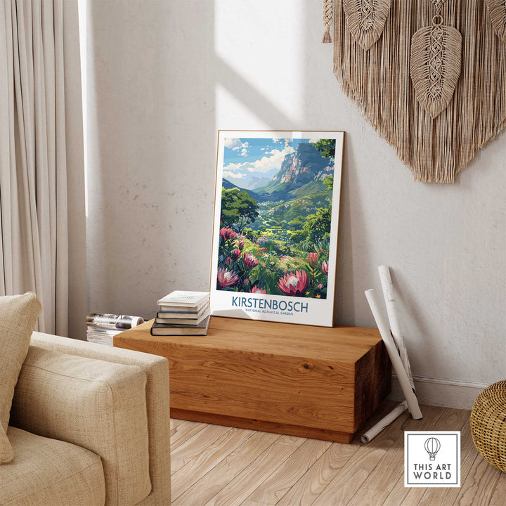 Kirstenbosch Travel Poster-This Art World